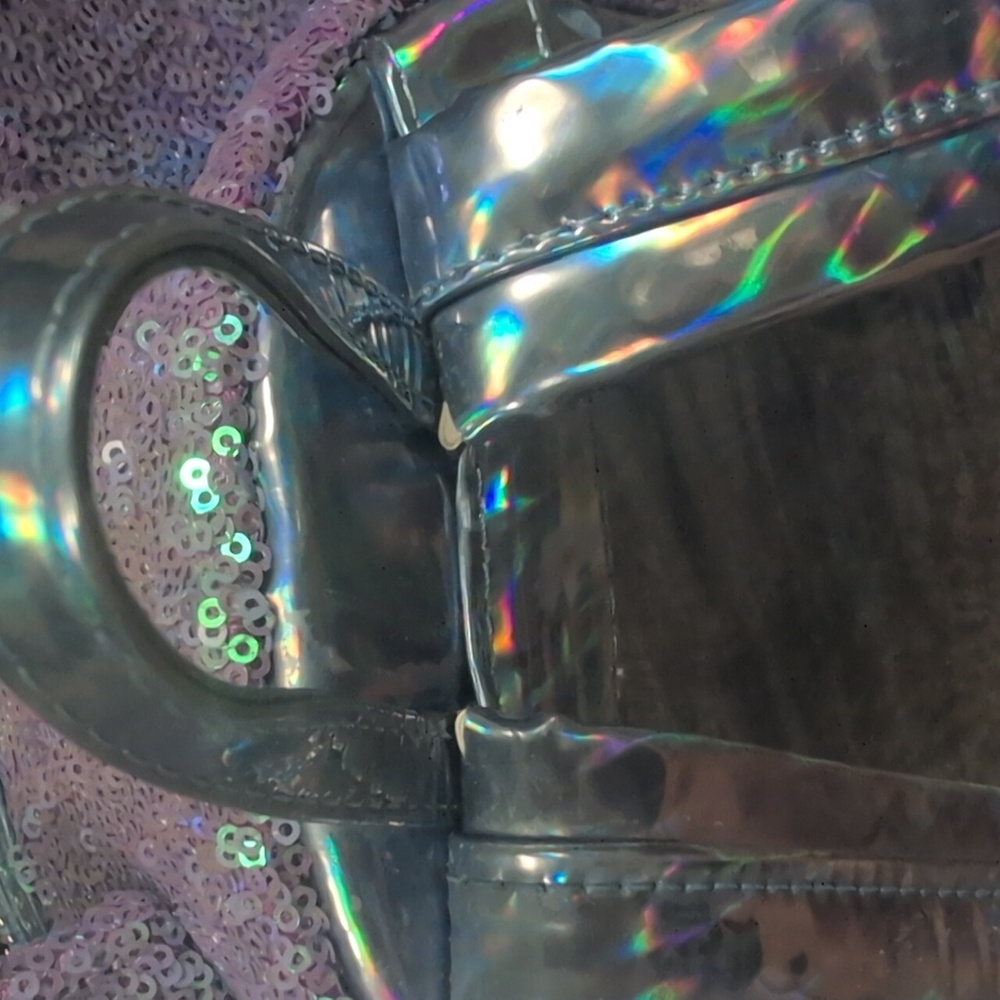 Disney Iridescent Purple Loungefly Backpack - Picture 13 of 16